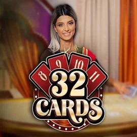 32 Cards slot visual from Ezugi available on beefscasino.net