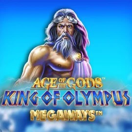 Age Of The Gods: King of Olympus Megaways logo by Origins Beef Casino