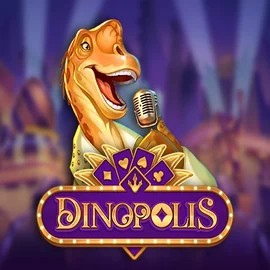 Dinopolis online game logo by Push Gaming on beefscasino.net