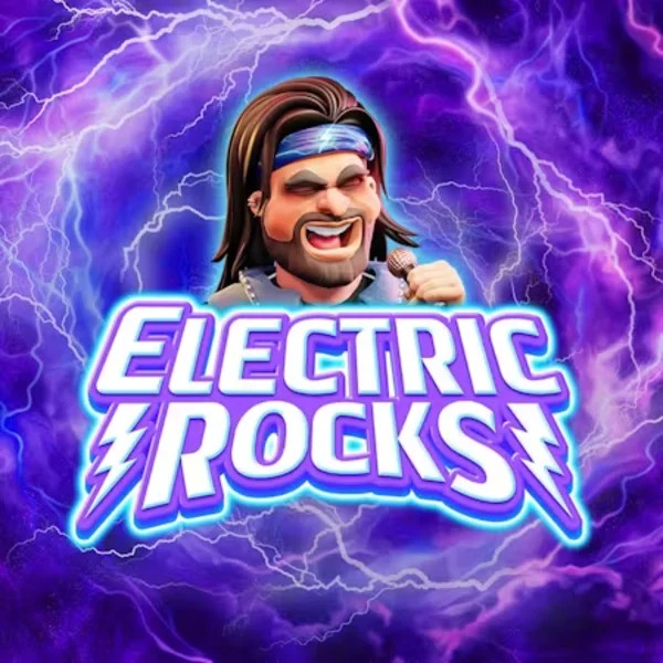 Electric Rocks by Inspired Gaming, showcased at beefscasino.net – game logo