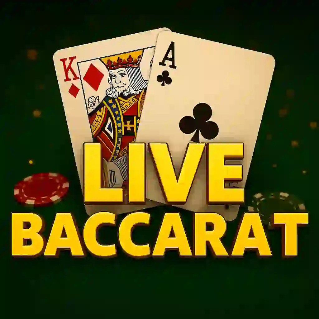 Live Baccarat game by Evolution – logo hosted on Beef Casino