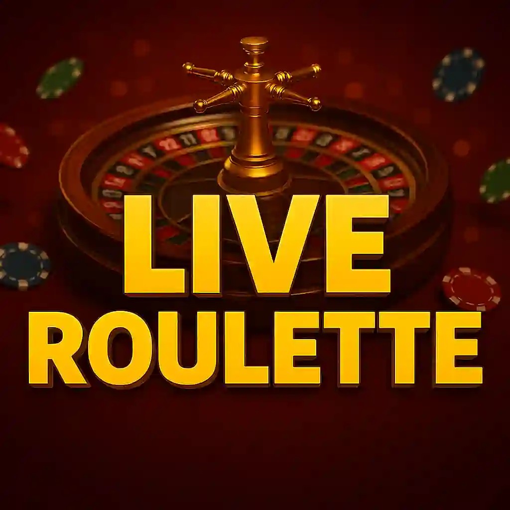 Live Roulette online game logo by Evolution on beefscasino.net