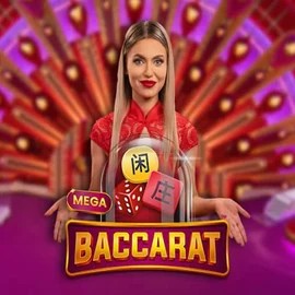 Live Casino logo of Mega Baccarat from Pragmatic Play at Beef Casino