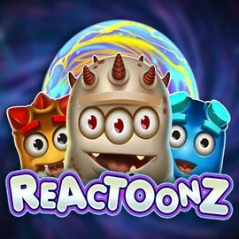 Reactoonz game by Play'n GO – logo hosted on Beef Casino