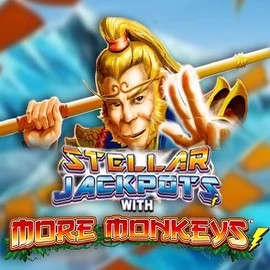 Stellar Jackpots with More Monkeys game by Lightning Box Game – logo hosted on Beef Casino